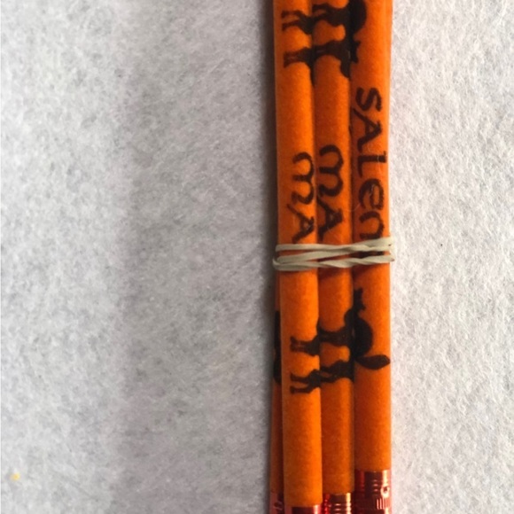 Salem WITCHES Salem Massachusetts flocked pencils!! - Picture 6 of 6